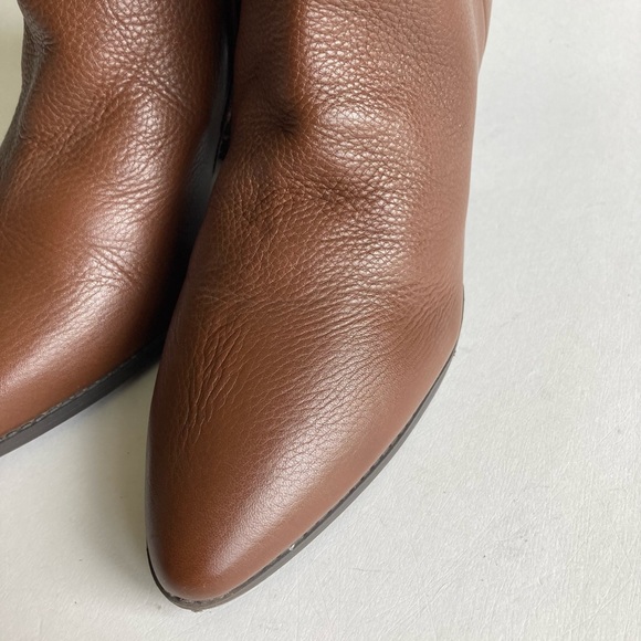 American Rag Brown Genuine Leather Point Toe Ankle Boots size 8.5 - Picture 8 of 15